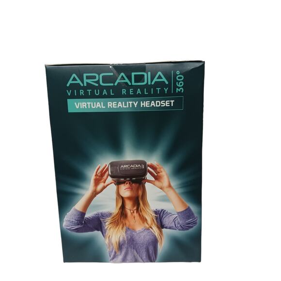 Arcadia Virtual Reality Headset Black 360 VR V1-0917 Works with Smartphone New - Picture 5 of 10